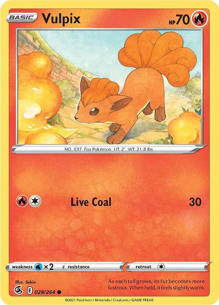 Vulpix (28) [SWSH08: Fusion Strike] 028/264