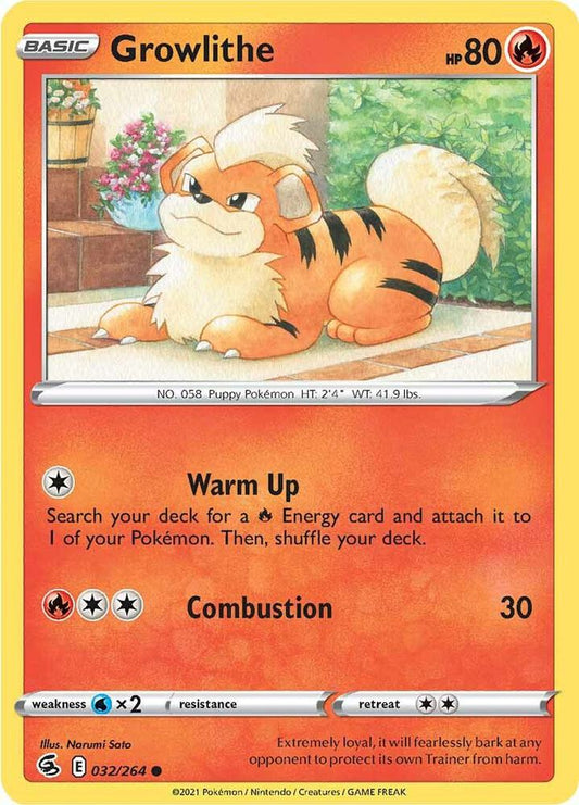 Growlithe [SWSH08: Fusion Strike] 032/264