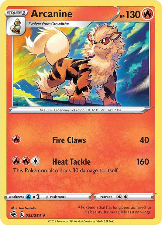 Arcanine [SWSH08: Fusion Strike] 033/264