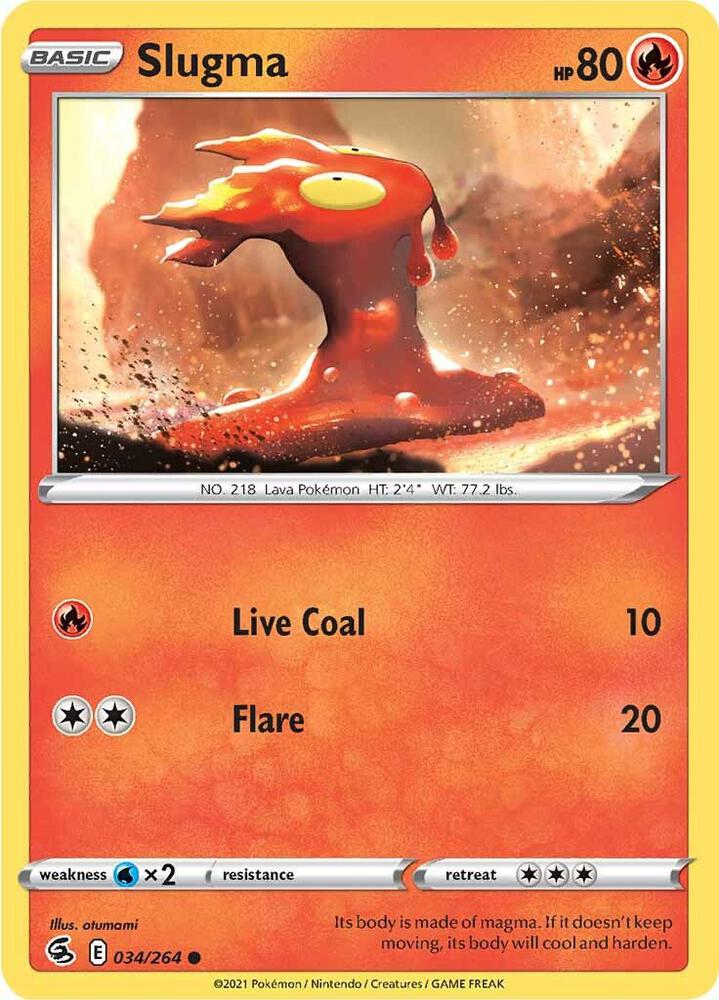 Slugma [SWSH08: Fusion Strike] 034/264