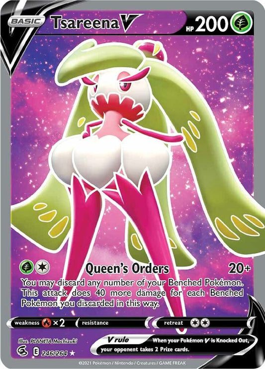 Tsareena V (Full Art) [SWSH08: Fusion Strike] 246/264