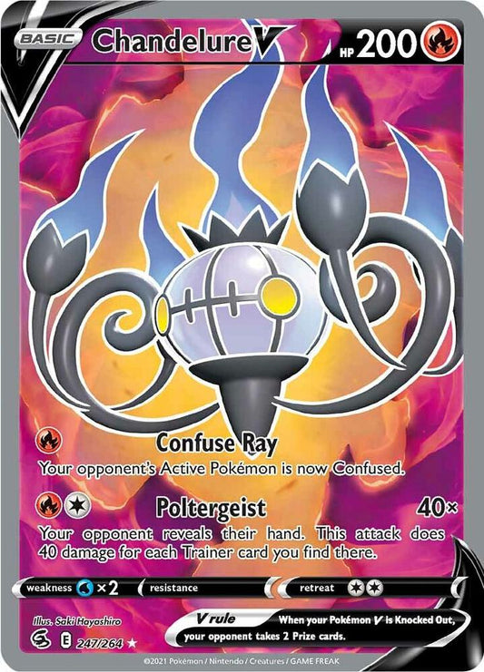 Chandelure V (Full Art) [SWSH08: Fusion Strike] 247/264