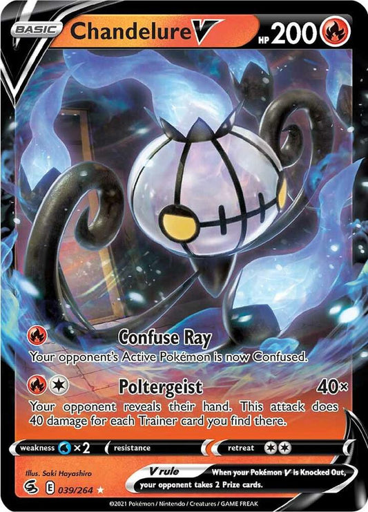 Chandelure V [SWSH08: Fusion Strike] 039/264