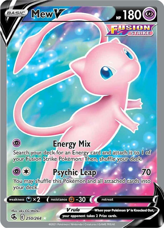 Mew V (Full Art) [SWSH08: Fusion Strike] 250/264