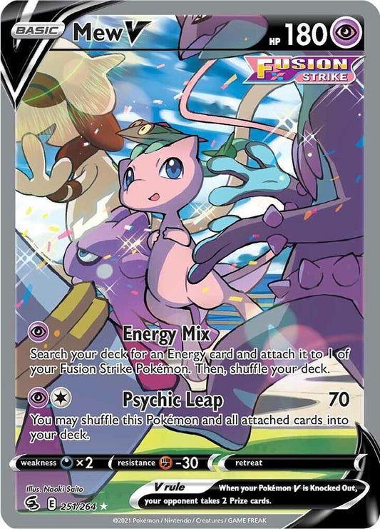 Mew V (Alternate Full Art) [SWSH08: Fusion Strike] 251/264