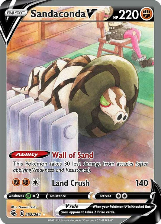 Sandaconda V (Alternate Full Art) [SWSH08: Fusion Strike] 252/264