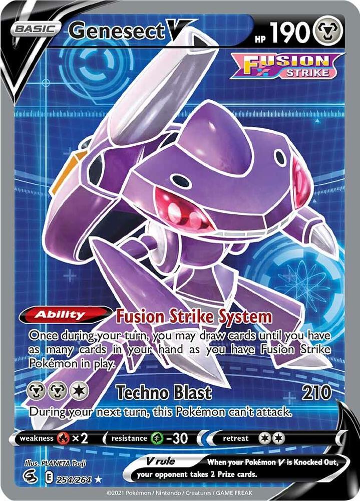 Genesect V (Full Art) [SWSH08: Fusion Strike] 254/264