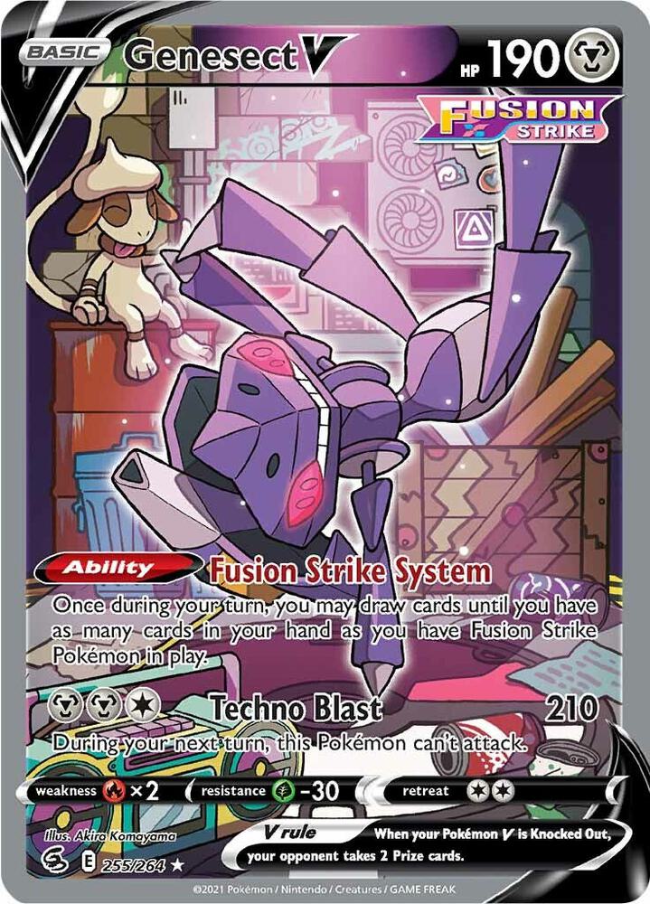 Genesect V (Alternate Full Art) [SWSH08: Fusion Strike] 255/264