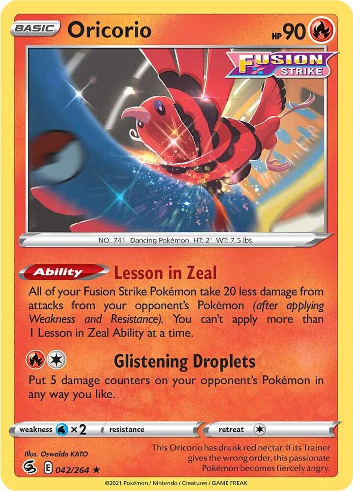Oricorio [SWSH08: Fusion Strike] 042/264