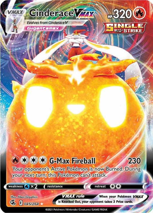 Cinderace VMAX [SWSH08: Fusion Strike] 045/264