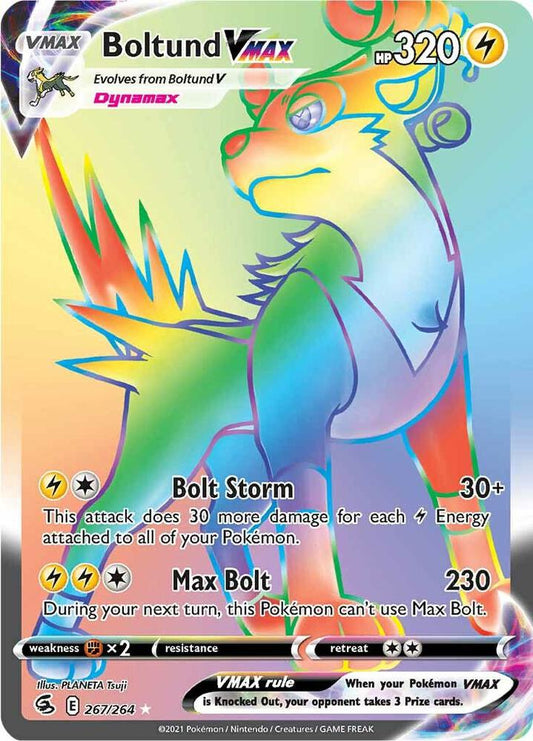 Boltund VMAX (Secret) [SWSH08: Fusion Strike] 267/264