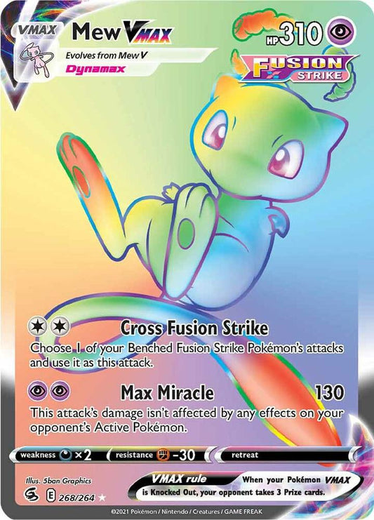 Mew VMAX (Secret) [SWSH08: Fusion Strike] 268/264