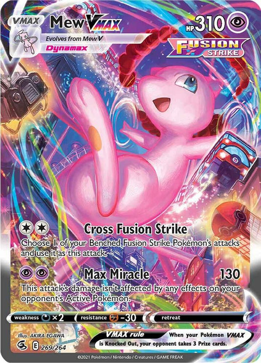 Mew VMAX (Alternate Art Secret) [SWSH08: Fusion Strike] 269/264