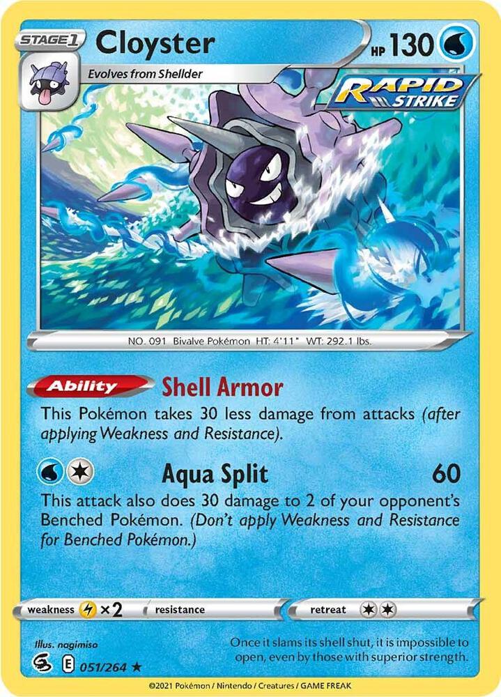 Cloyster [SWSH08: Fusion Strike] 051/264