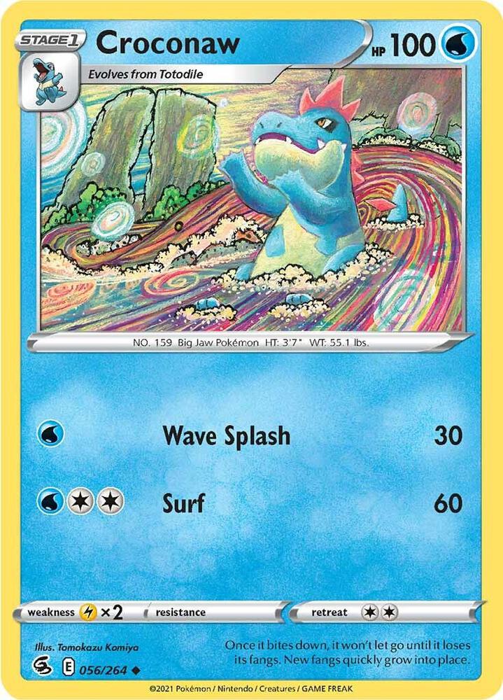 Croconaw [SWSH08: Fusion Strike] 056/264