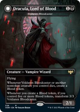 Dracula, Lord of Blood - Voldaren Bloodcaster [Innistrad: Crimson Vow] 338