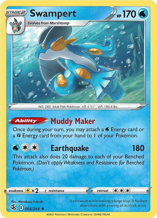Swampert [SWSH08: Fusion Strike] 064/264