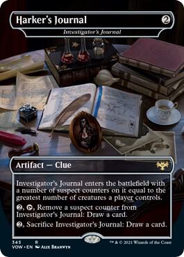 Harker's Journal - Investigator's Journal [Innistrad: Crimson Vow] 345