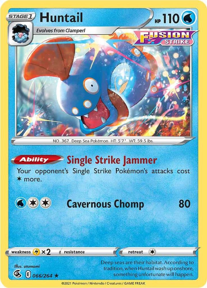 Huntail [SWSH08: Fusion Strike] 066/264