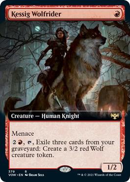 Kessig Wolfrider (Extended Art) [Innistrad: Crimson Vow] 379