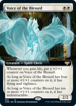 Voice of the Blessed (Extended Art) [Innistrad: Crimson Vow] 354
