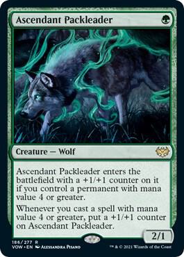 Ascendant Packleader [Innistrad: Crimson Vow] 186
