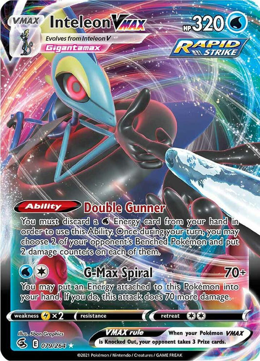 Inteleon VMAX [SWSH08: Fusion Strike] 079/264