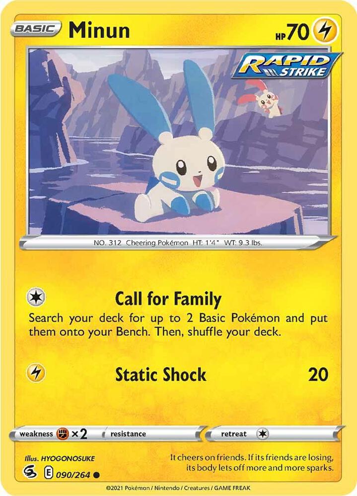 Minun [SWSH08: Fusion Strike] 090/264