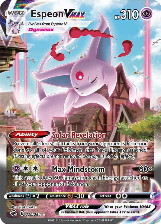 Espeon VMAX (Alternate Art Secret) [SWSH08: Fusion Strike] 270/264