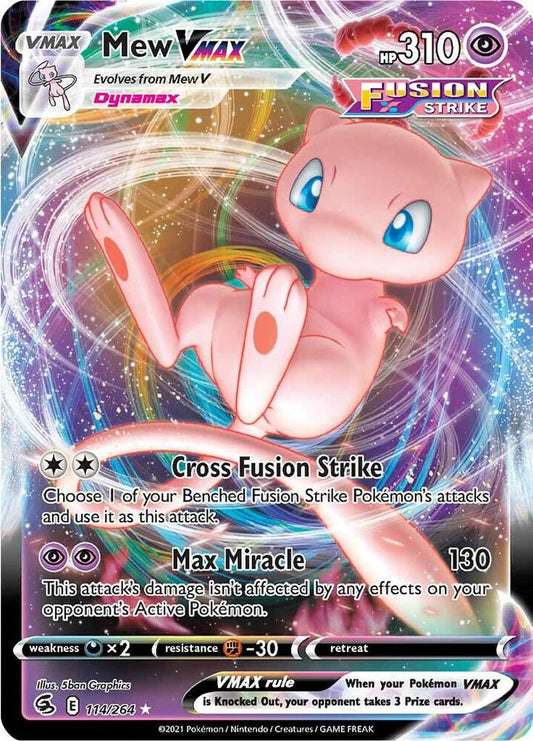 Mew VMAX [SWSH08: Fusion Strike] 114/264