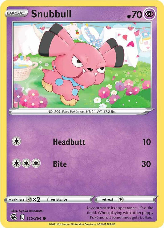 Snubbull [SWSH08: Fusion Strike] 115/264