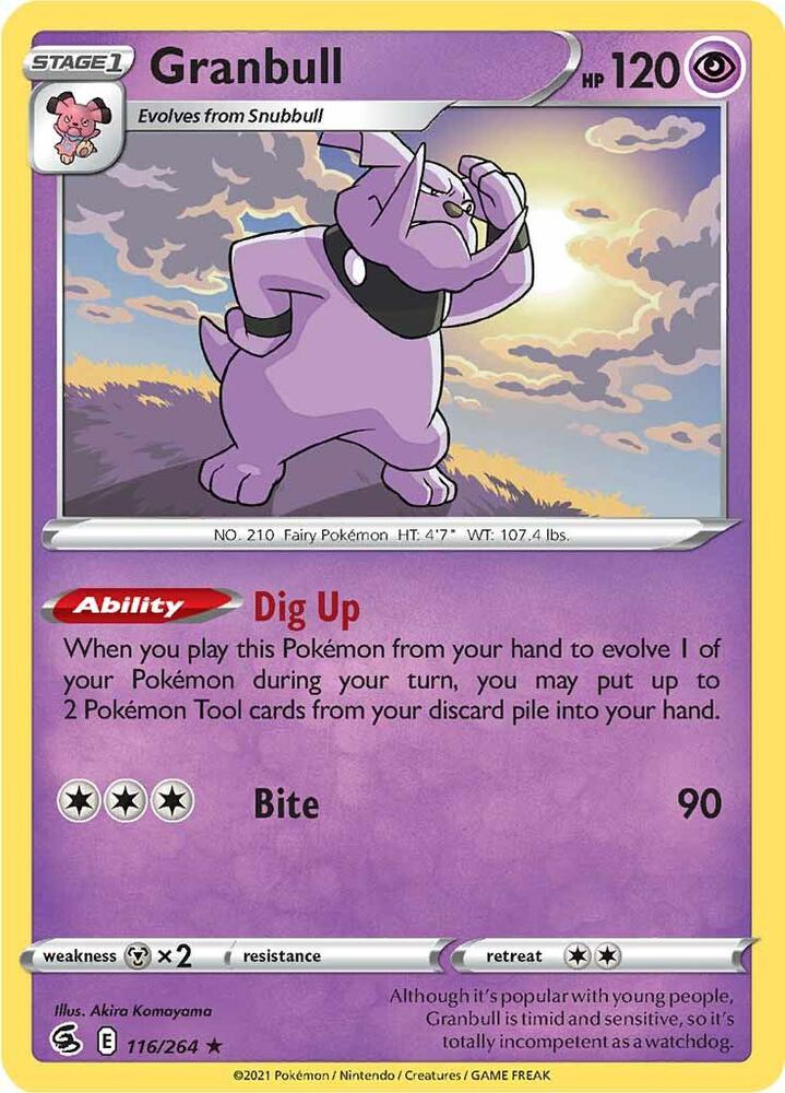 Granbull [SWSH08: Fusion Strike] 116/264