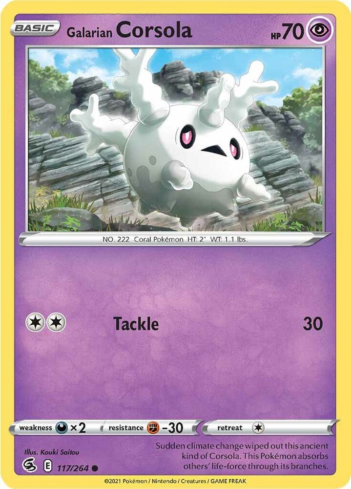 Galarian Corsola [SWSH08: Fusion Strike] 117/264