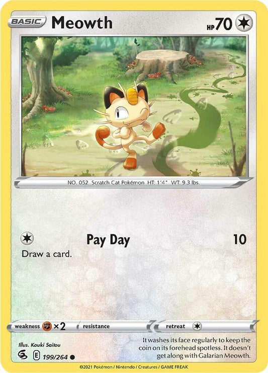 Meowth [SWSH08: Fusion Strike] 199/264