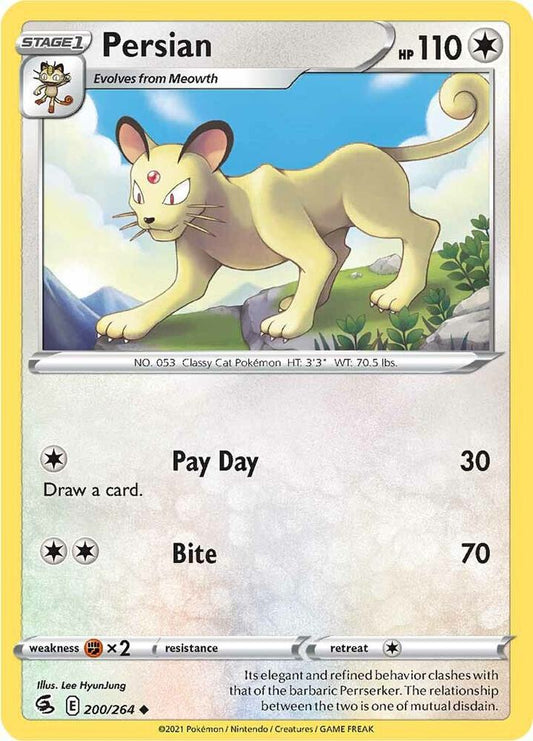 Persian [SWSH08: Fusion Strike] 200/264