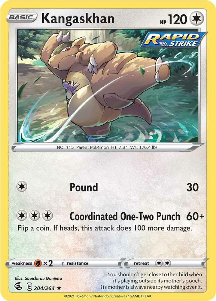 Kangaskhan [SWSH08: Fusion Strike] 204/264