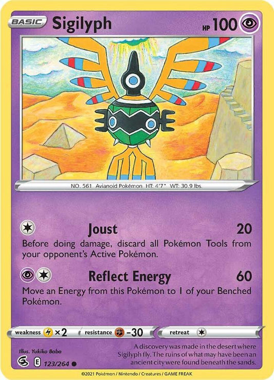 Sigilyph [SWSH08: Fusion Strike] 123/264