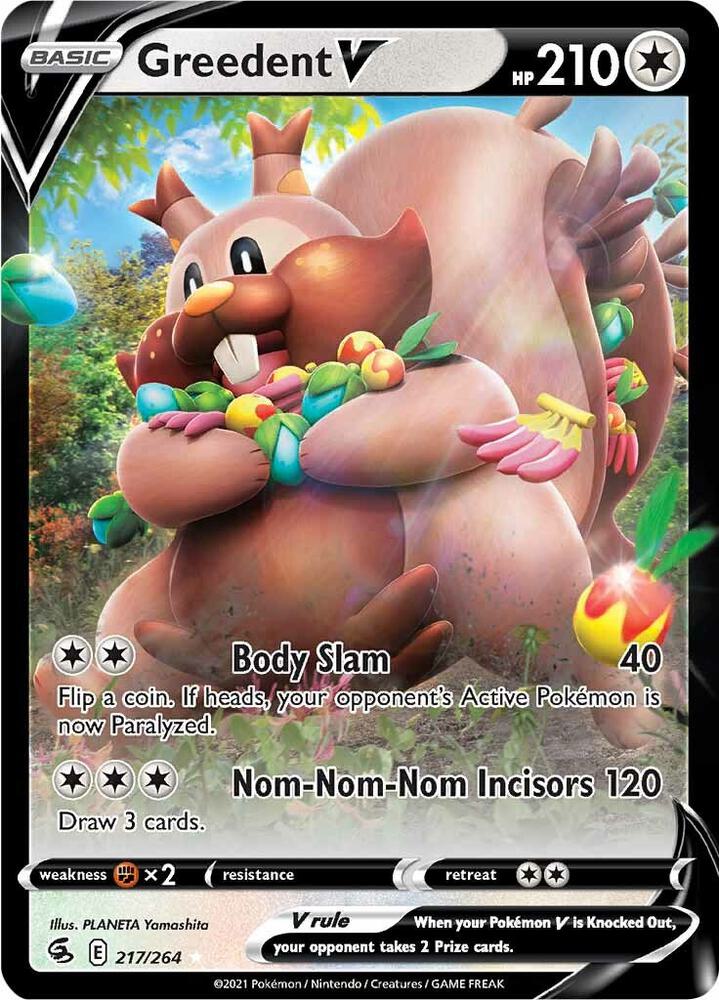 Greedent V [SWSH08: Fusion Strike] 217/264