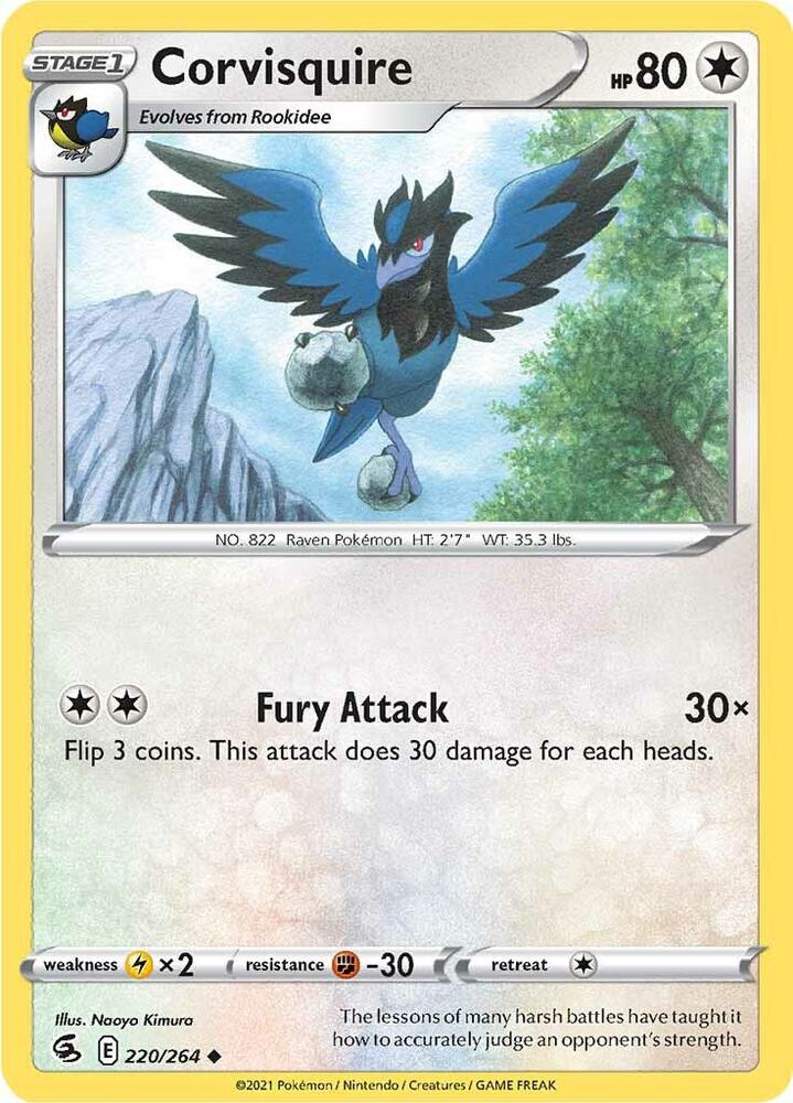 Corvisquire [SWSH08: Fusion Strike] 220/264