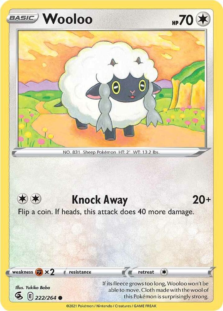Wooloo (222) [SWSH08: Fusion Strike] 222/264