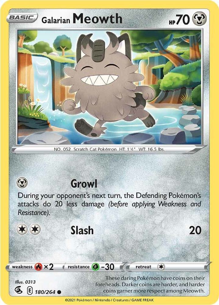Galarian Meowth [SWSH08: Fusion Strike] 180/264