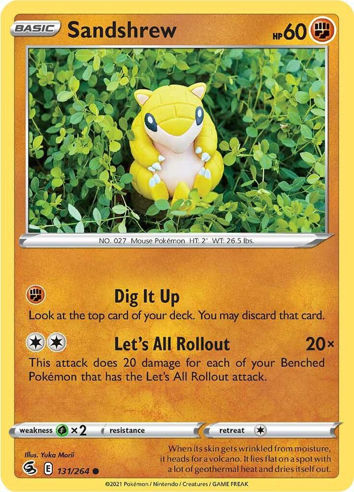 Sandshrew [SWSH08: Fusion Strike] 131/264