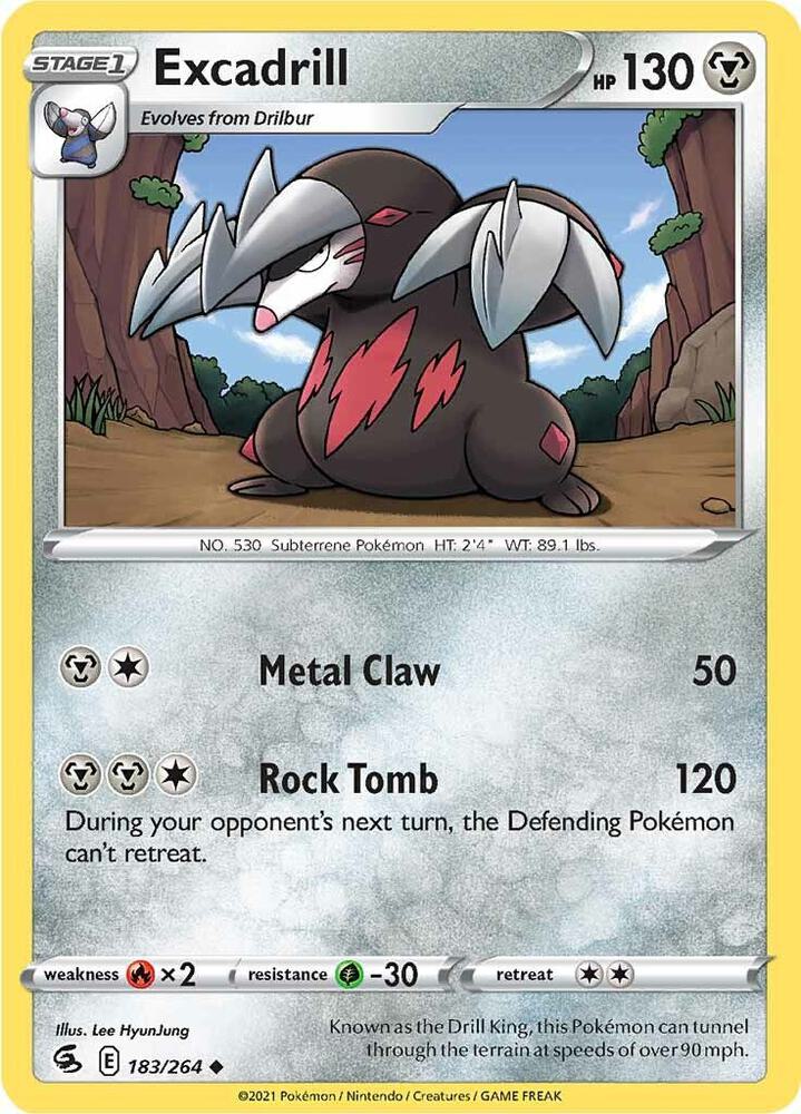 Excadrill [SWSH08: Fusion Strike] 183/264