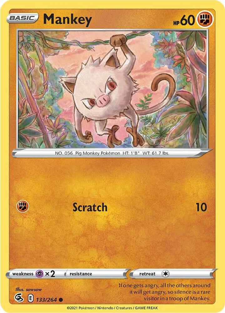 Mankey [SWSH08: Fusion Strike] 133/264