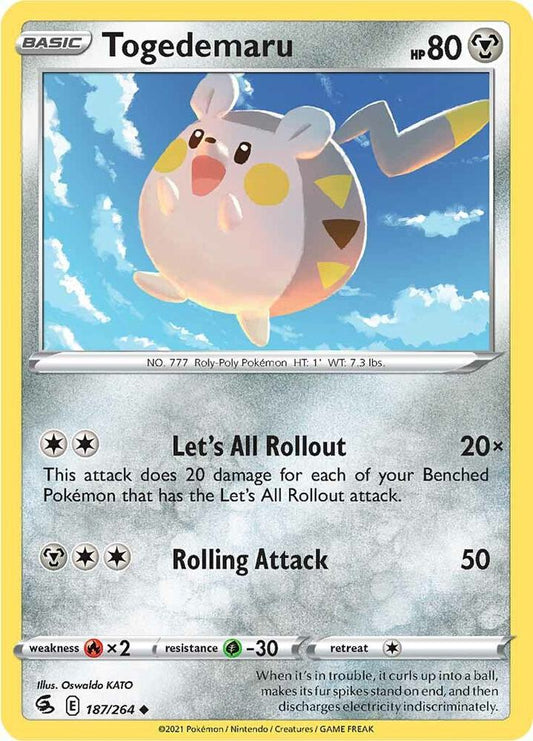 Togedemaru [SWSH08: Fusion Strike] 187/264