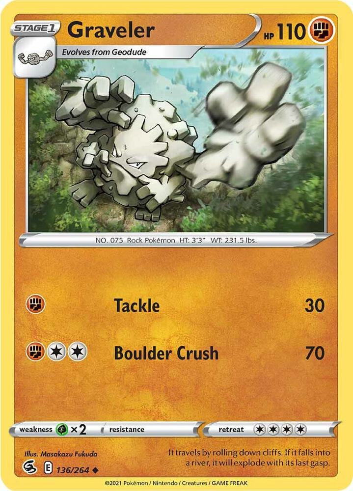 Graveler [SWSH08: Fusion Strike] 136/264