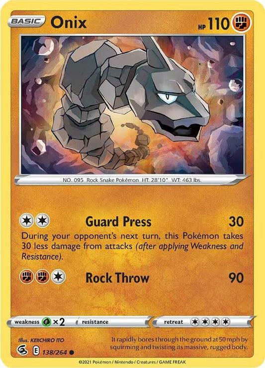 Onix [SWSH08: Fusion Strike] 138/264