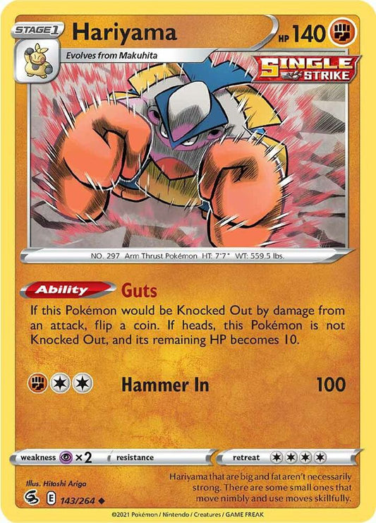 Hariyama [SWSH08: Fusion Strike] 143/264