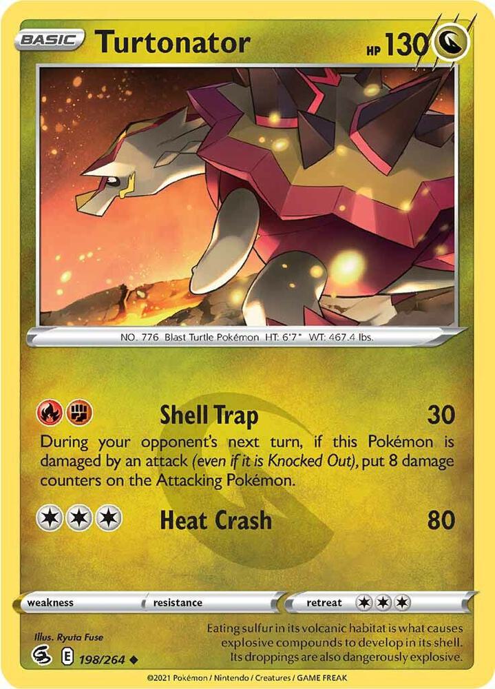 Turtonator [SWSH08: Fusion Strike] 198/264