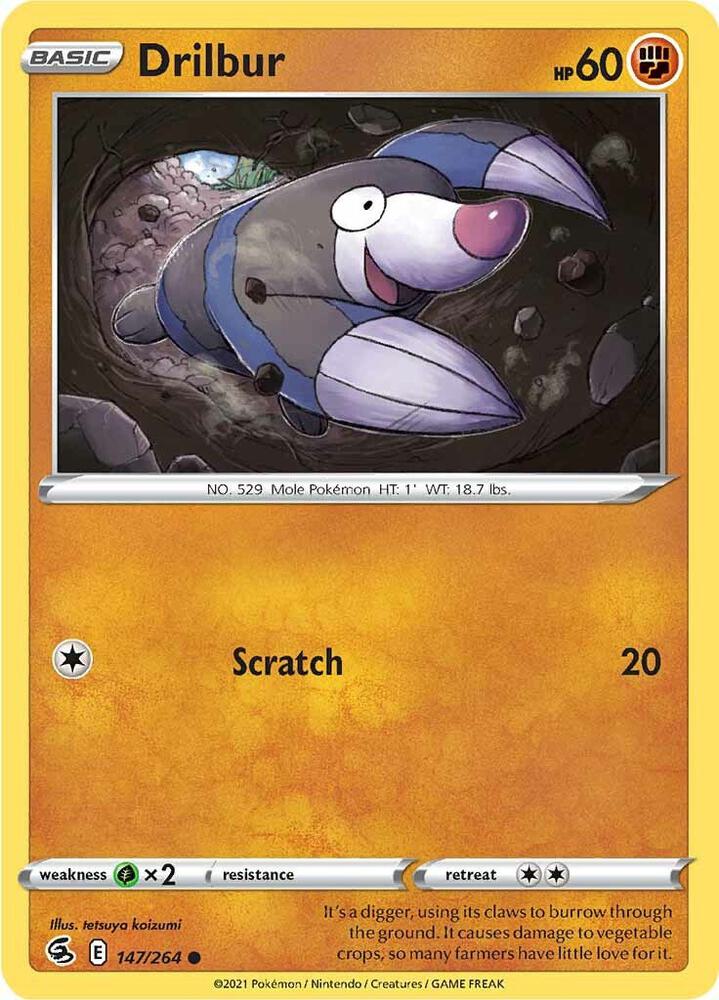 Drilbur [SWSH08: Fusion Strike] 147/264
